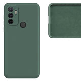 Etui Silikonowe - Liquid Silicone - Oppo A53 - Ciemny Zielony