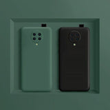 Etui Silikonowe - Liquid Silicone - Xiaomi POCO F2 Pro - Ciemny Zielony