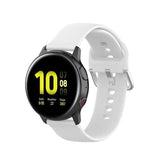 Pasek do Smartwatcha, Zegarka - Uniwersalny - 20 mm - Silikonowy Biały