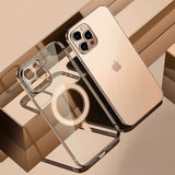 Etui Silikonowe do MagSafe - iPhone 14 Plus - Złoty