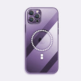 Etui Silikonowe do MagSafe - iPhone 12 Pro Max - Fioletowy
