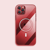 Etui Silikonowe do MagSafe - iPhone 12 Pro - Czerwony