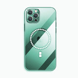 Etui Silikonowe do MagSafe - iPhone 12 Pro - Zielony