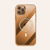 Etui Silikonowe do MagSafe - iPhone 14 Pro Max - Złoty