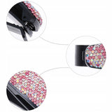 Brokatowy Klips, Uchwyt na Okulary - Czarny