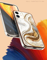 Etui Marble New Gold Case - iPhone 12 Pro