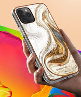 Etui Marble New Gold Case - iPhone SE 2020 / SE 2022 (SE3)