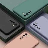 Etui Silikonowe - Liquid Silicone - Xiaomi Mi Note 10 Lite - Czarny