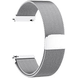 Bransoleta z Paskiem Magnetycznym do Smartwatcha, Zegarka - Uniwersalna - 22 mm - Srebrny
