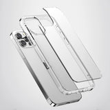 Wzmacniane Etui Hard Case - iPhone 12 Mini - Transparentny