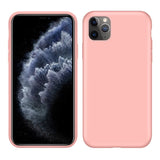 Etui Silikonowe - Liquid Silicone - iPhone 11 Pro Max - Różowy