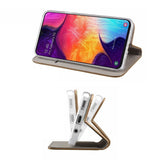 Etui Flip Cover - Magnetyczne Etui Książkowe - Samsung Galaxy S20 FE - Złoty