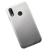 Etui Brokatowe Glitter Case - Huawei P20 Lite - Szary