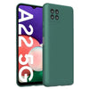 Etui silikonowe Liquid Silicone - Samsung Galaxy A22 5G, ciemny zielony