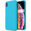 Etui Silikonowe Candy Kolor - iPhone X / XS - Jasno-Niebieski