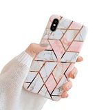 Etui Marble Gold Case - iPhone XR - Klasyczny