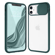 Etui Camera Cover Case - iPhone 12 Mini - Ciemny Zielony