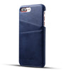 Skórzane Etui Juteni Leather Case -  iPhone 7 Plus / 8 Plus - Niebieski