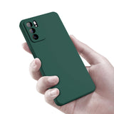 Etui Silikonowe - Liquid Silicone - Oppo Reno 6 - Ciemny Zielony