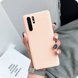 Etui Silikonowe Candy Kolor - Huawei P30 Pro - Różowy