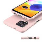 Etui Silikonowe - Liquid Silicone - Samsung Galaxy A12 - Różowy