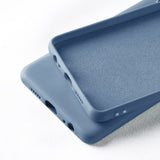 Etui Silikonowe - Liquid Silicone - Samsung Galaxy A22 4G - Granatowy