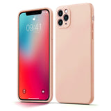 Etui Silikonowe - Liquid Silicone - iPhone 12 Pro Max - Różowy