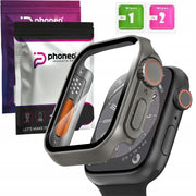 Etui 360 Case Phoneo® + Szkło do Apple Watch - 45 mm - Grafitowy