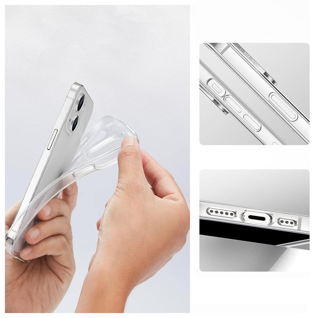 Silikonowe Etui Crystal Case - Apple iPhone 14 Plus