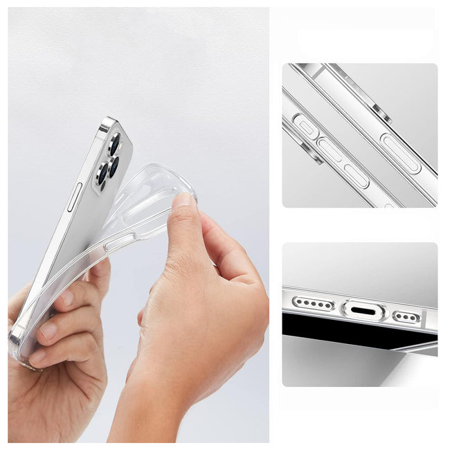 Silikonowe Etui Crystal Case - Apple iPhone 15 Pro