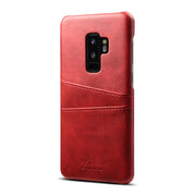 Skórzane Etui Juteni Leather Case -Samsung S9+ - Czerwony