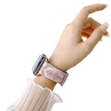 Pasek Skórzany, Opaska do Apple Watch 38/40/41 mm - Różowy