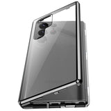 Etui Magnetyczne Dual Magneto - Samsung Galaxy S22 Ultra - Czarny