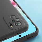 Etui Silikonowe - Liquid Silicone - Xiaomi Redmi Note 10 / 10S - Czarny