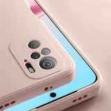 Etui Silikonowe - Liquid Silicone - Xiaomi Redmi Note 10 / 10S - Różowy