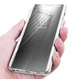 Etui Clear View - Samsung Galaxy S10+ - Srebrny