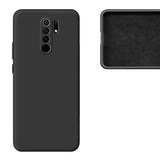 Etui Silikonowe - Liquid Silicone - Xiaomi Redmi Note 8 Pro - Czarny