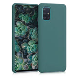 Etui Silikonowe Candy Kolor - Samsung Galaxy A51 - Szaroniebieski