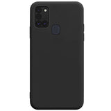 Etui Silikonowe Candy Kolor - Samsung Galaxy A21s - Czarny