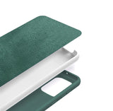 Etui Silikonowe - Liquid Silicone - Samsung Galaxy A52 4G / A52 5G - Ciemny Zielony