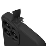 Etui Silikonowe - Liquid Silicone - iPhone 12 Pro - Czarny