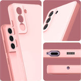 Etui Silikonowe - Liquid Silicone - Samsung Galaxy S21 - Różowy