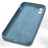 Etui Silikonowe - Liquid Silicone - iPhone 12 - Pacific Blue