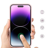 Etui Silikonowe - Liquid Silicone - iPhone 14 Pro Max - Różowy