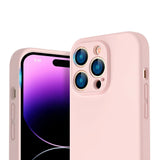 Etui Silikonowe - Liquid Silicone - iPhone 14 Pro Max - Różowy