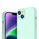Etui Silikonowe - Liquid Silicone - iPhone 14 Plus - Miętowy