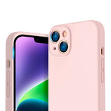 Etui Silikonowe - Liquid Silicone - iPhone 14 Plus - Różowy
