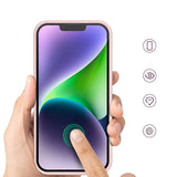 Etui Silikonowe - Liquid Silicone - iPhone 14 Plus - Różowy
