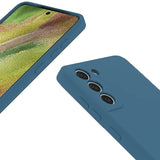 Etui Silikonowe - Liquid Silicone - Samsung Galaxy S21 - Granatowy