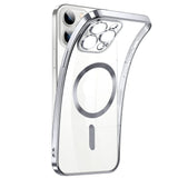 Etui Silikonowe do MagSafe - iPhone 14 Plus - Srebrny